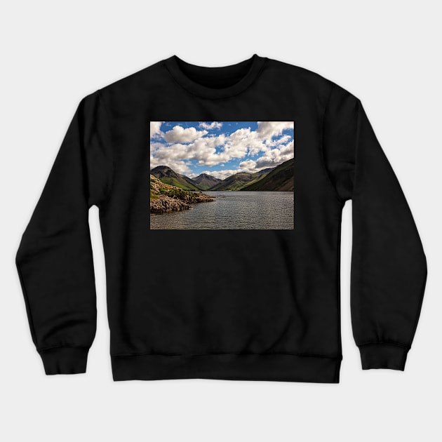 Wasdale Head and Scafell Crewneck Sweatshirt by Reg-K-Atkinson